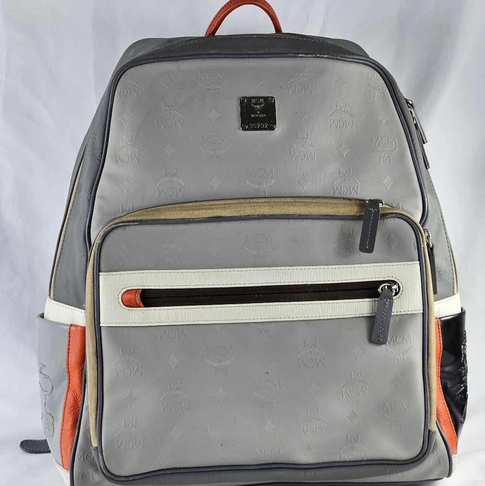Mcm Metallic Backpack - image 1